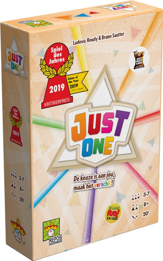 Just One - Nederlandstalig Kaartspel - Coöperatief Woordspel - Partyspel