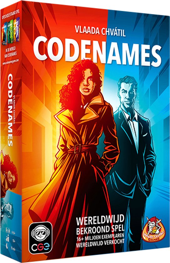 White Goblin Games - Codenames - Partyspel - 4 tot 8 spelers - Vanaf 8 jaar - 15 minuten - Hit in binnen- en buitenland