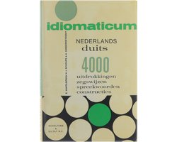 Omslag van Idiomaticum : uitdrukkingen, zegswijzen, spreekwoorden, constructies / Nederlands-Duits.