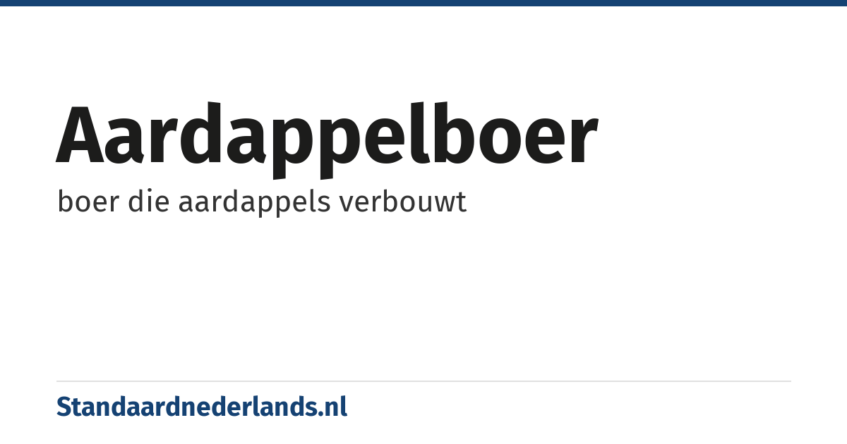 aardappelboer: boer die aardappels verbouwt