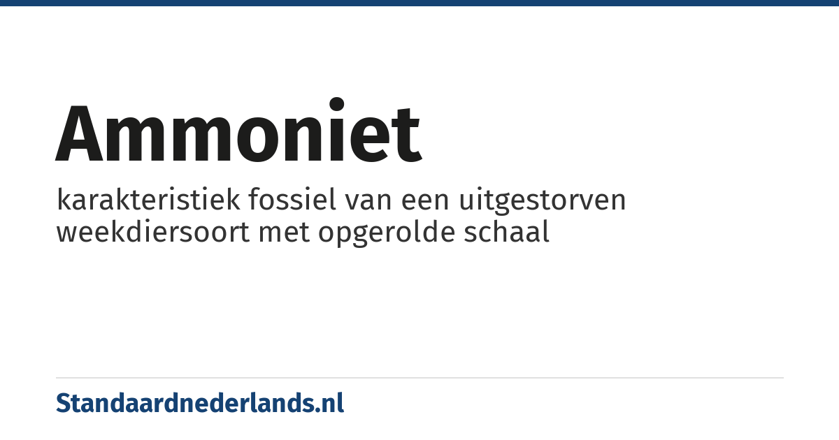 ammoniet: karakteristiek fossiel van een uitgestorven weekdiersoort met opgerolde schaal