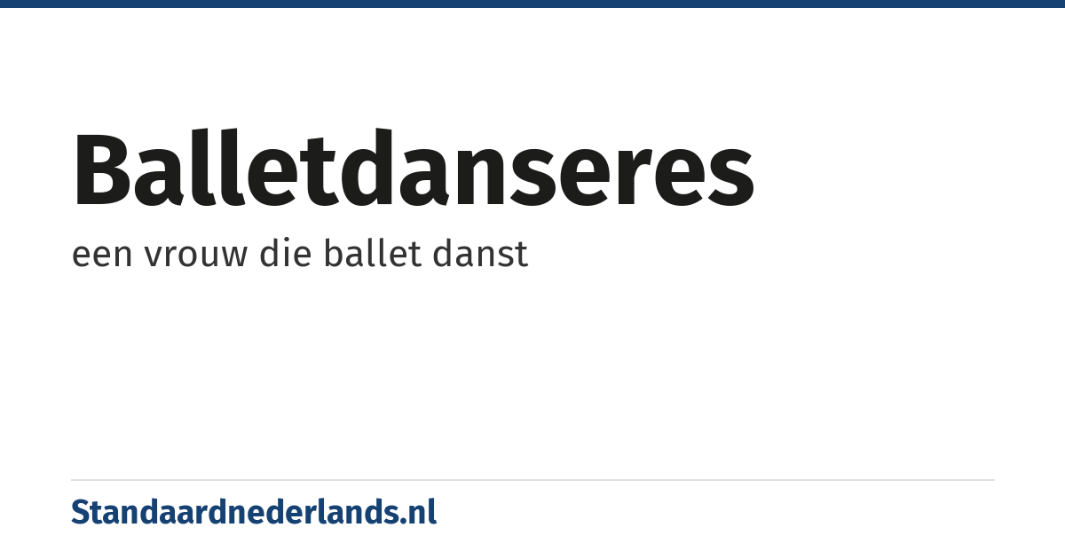 balletdanseres: een vrouw die ballet danst