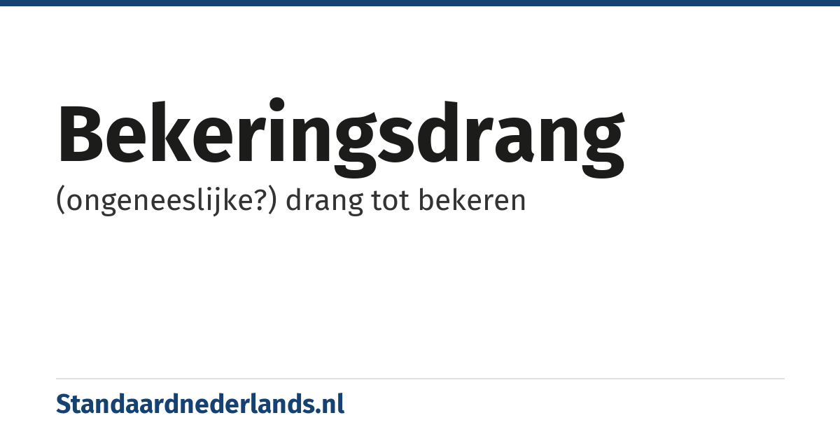 bekeringsdrang: (ongeneeslijke?) drang tot bekeren