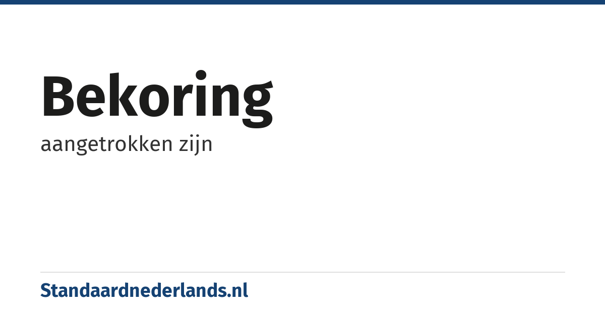 bekoring: aangetrokken zijn