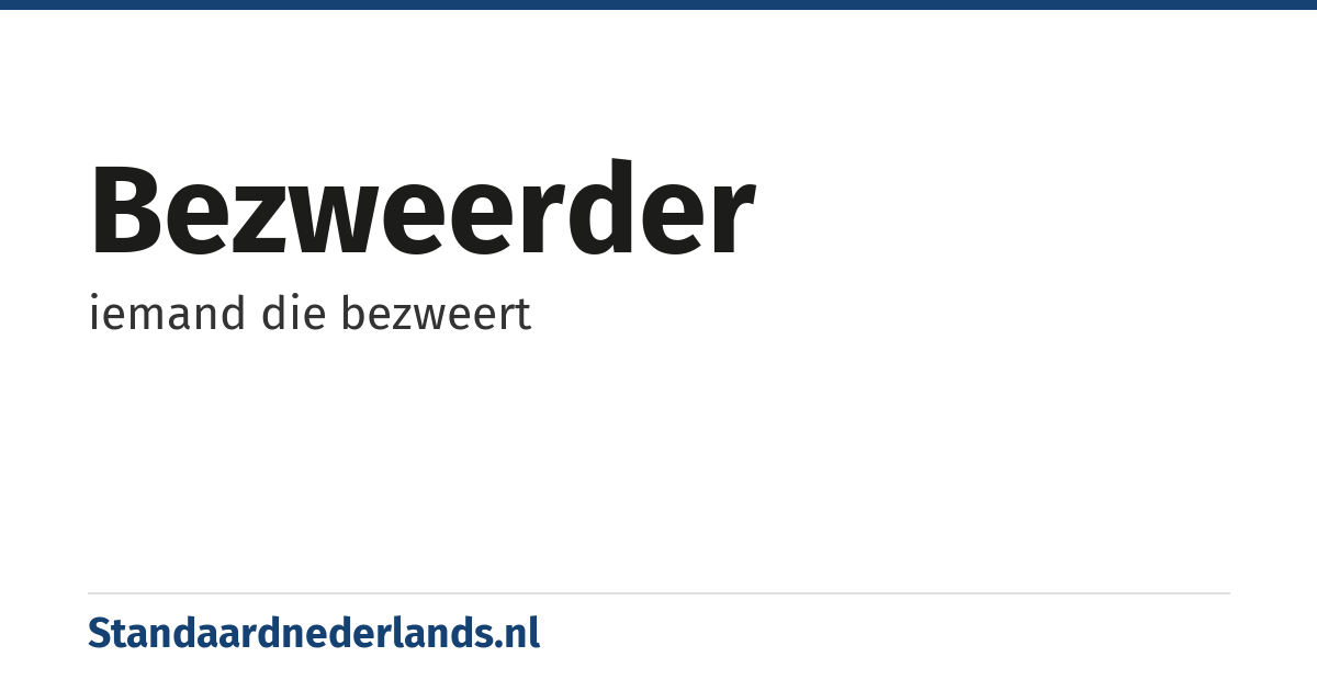 bezweerder: iemand die bezweert