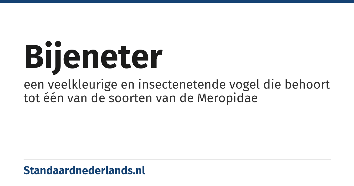 bijeneter: een veelkleurige en insectenetende vogel die behoort tot één van de soorten van de Meropidae