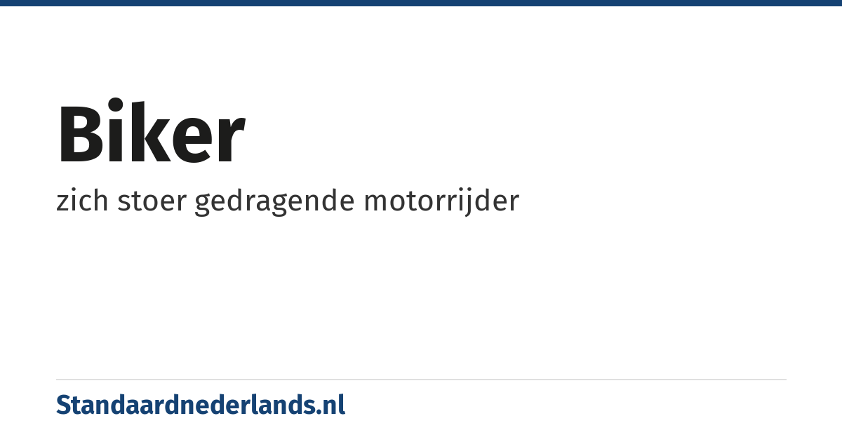 biker: zich stoer gedragende motorrijder