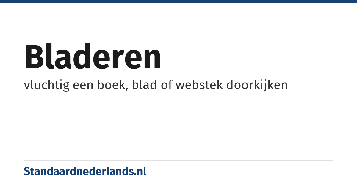bladeren: vluchtig een boek, blad of webstek doorkijken
