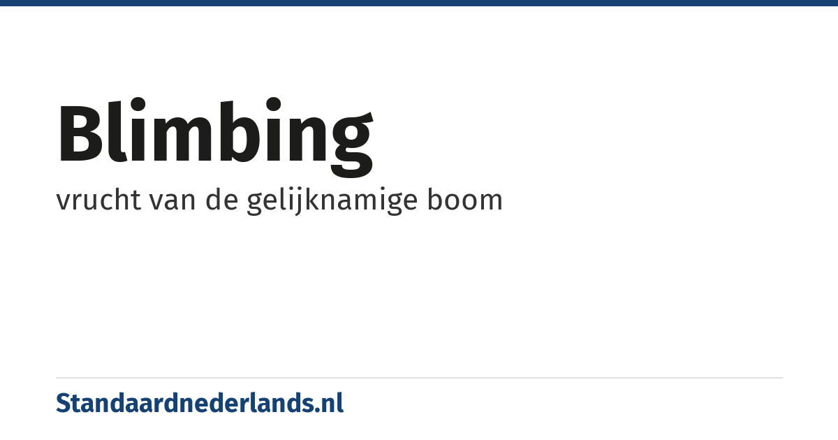 blimbing: vrucht van de gelijknamige boom