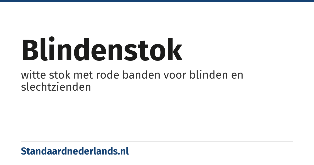 blindenstok: witte stok met rode banden voor blinden en slechtzienden