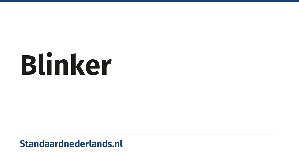 blinker: Jac. van, s.j. (1914). http://www.dbnl.org/tekst/ginn001hand02_01/ginn001hand02_01_0004.php Handboek der Nederlandsche taal, Deel II. De sociologische structuur onzer taal II. Uitg.: L.C.G. Malmberg.