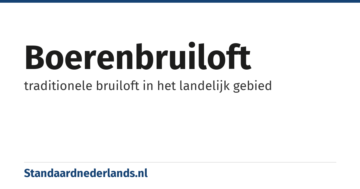 boerenbruiloft: traditionele bruiloft in het landelijk gebied