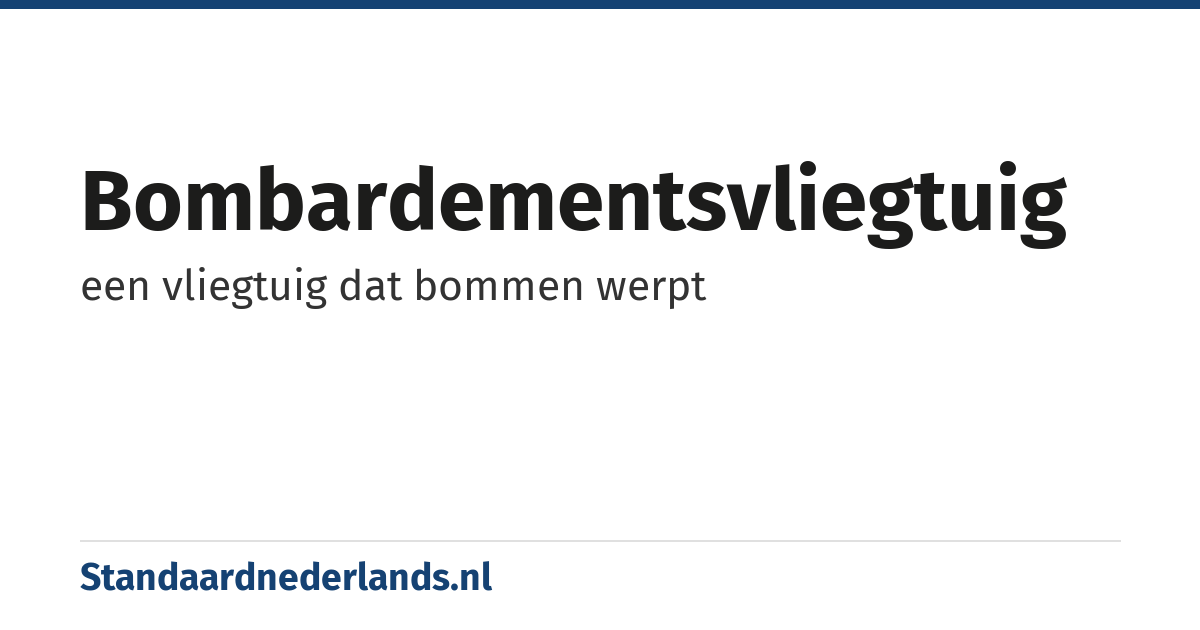 bombardementsvliegtuig: een vliegtuig dat bommen werpt