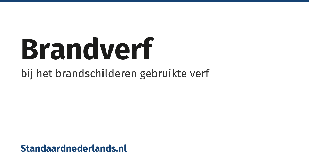 brandverf: bij het brandschilderen gebruikte verf