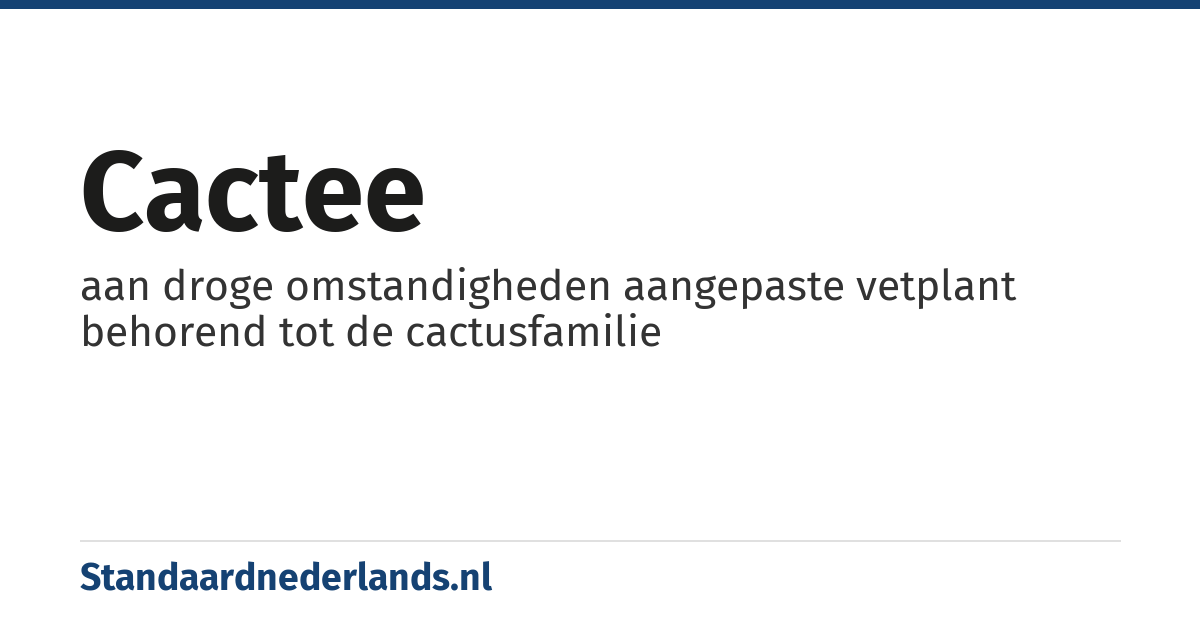 cactee: aan droge omstandigheden aangepaste vetplant behorend tot de cactusfamilie