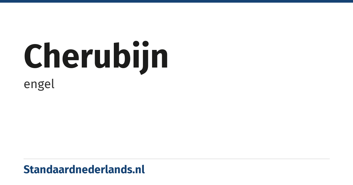 cherubijn: engel