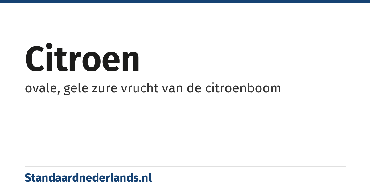citroen: ovale, gele zure vrucht van de citroenboom