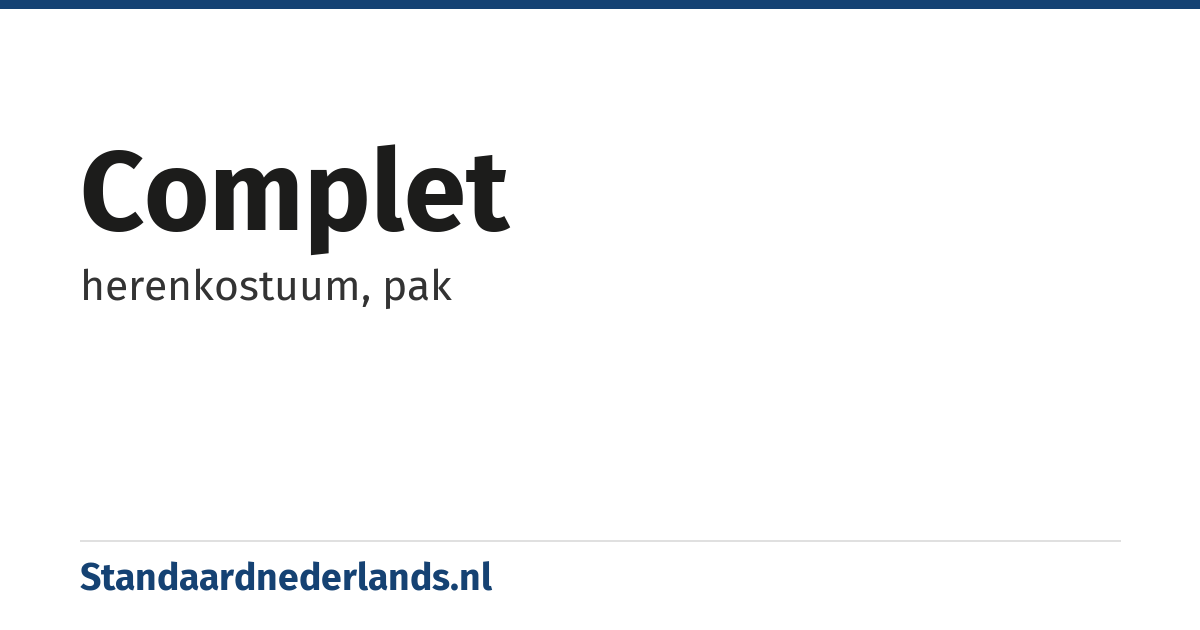 complet: herenkostuum, pak