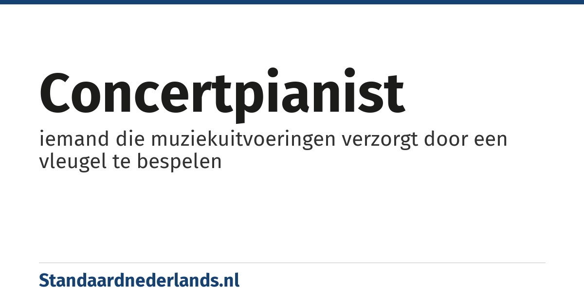 concertpianist: iemand die muziekuitvoeringen verzorgt door een vleugel te bespelen