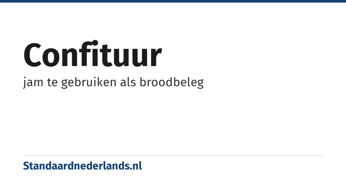 confituur: jam te gebruiken als broodbeleg