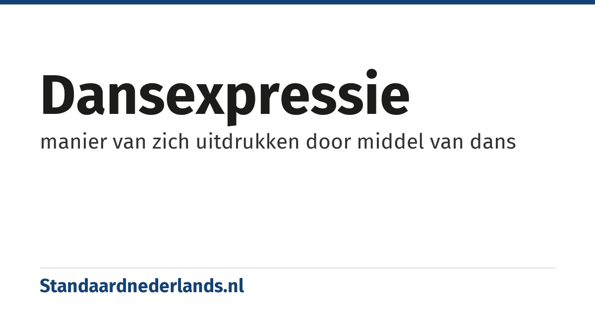 dansexpressie: manier van zich uitdrukken door middel van dans