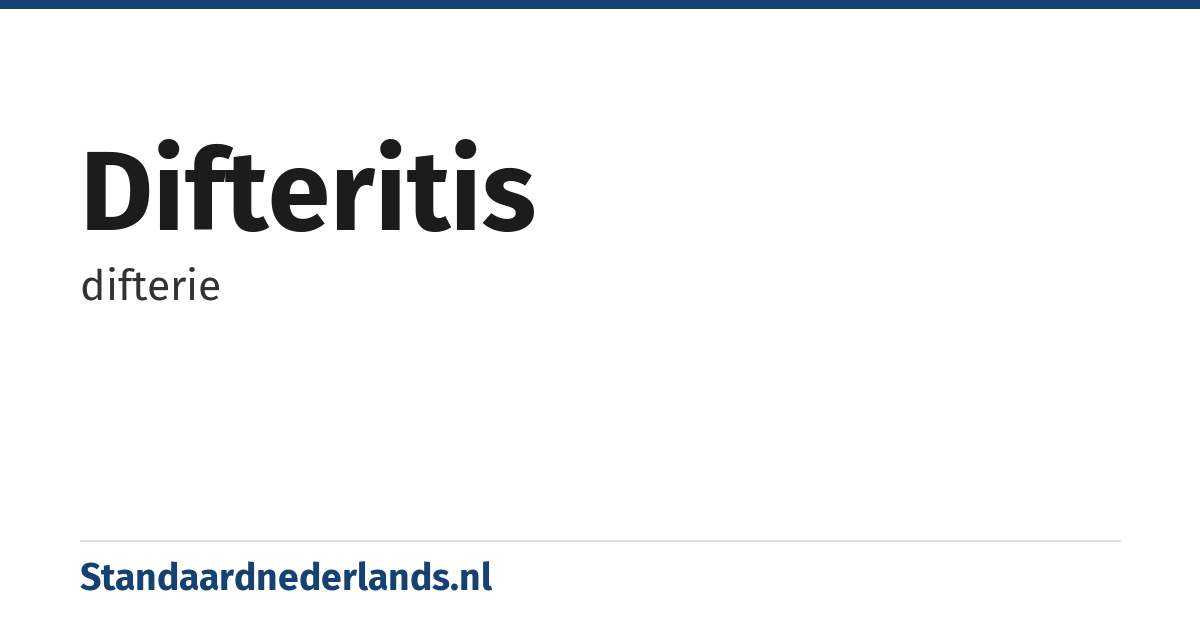 difteritis: difterie