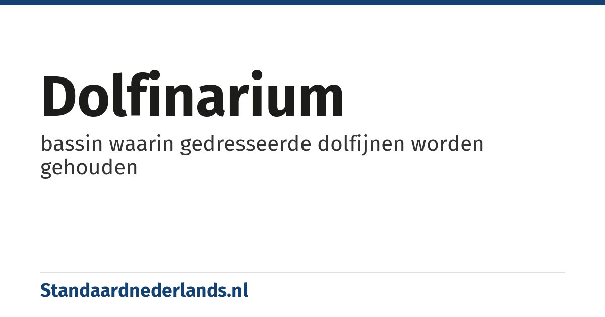 dolfinarium: bassin waarin gedresseerde dolfijnen worden gehouden