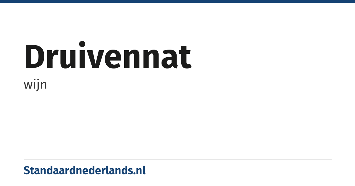 druivennat: wijn