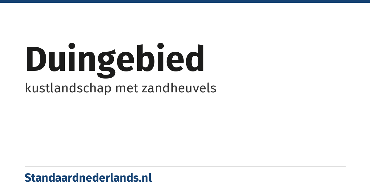 duingebied: kustlandschap met zandheuvels
