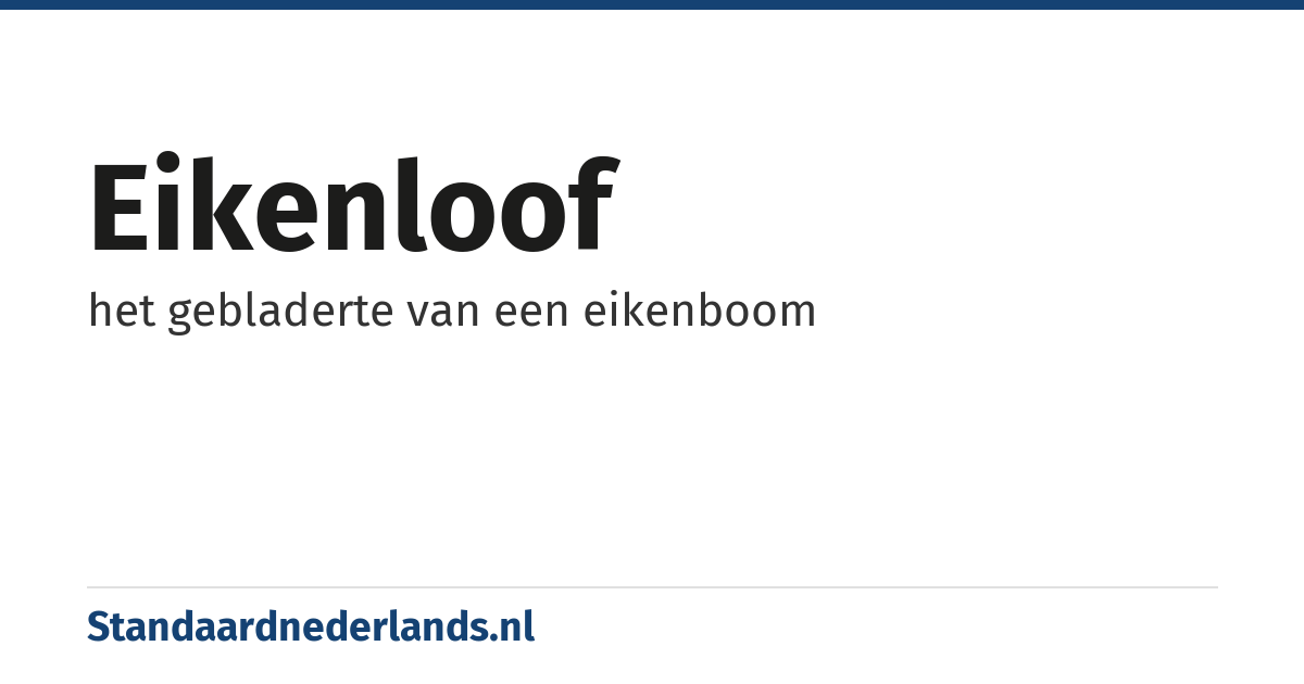 eikenloof: het gebladerte van een eikenboom