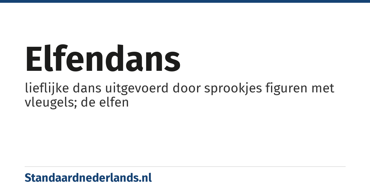 elfendans: lieflijke dans uitgevoerd door sprookjes figuren met vleugels; de elfen