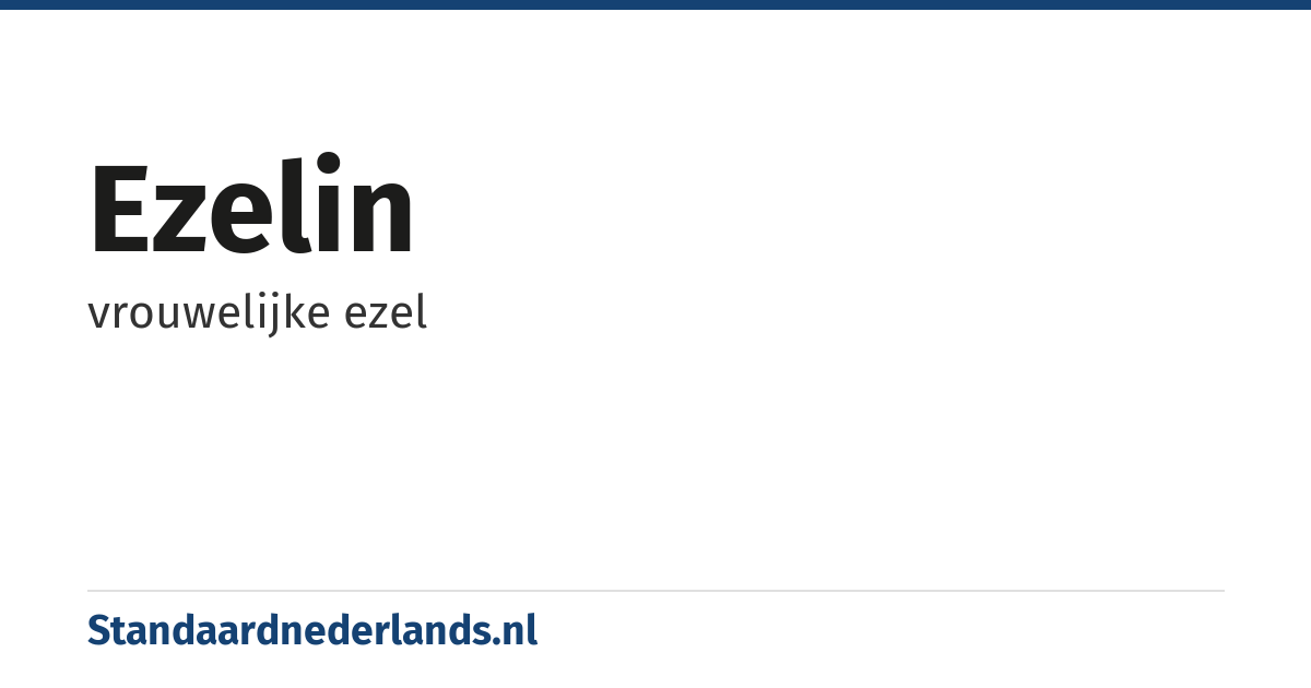 ezelin: vrouwelijke ezel