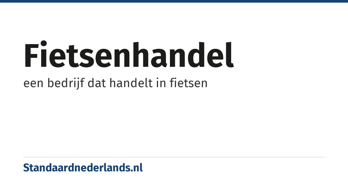 fietsenhandel: een bedrijf dat handelt in fietsen