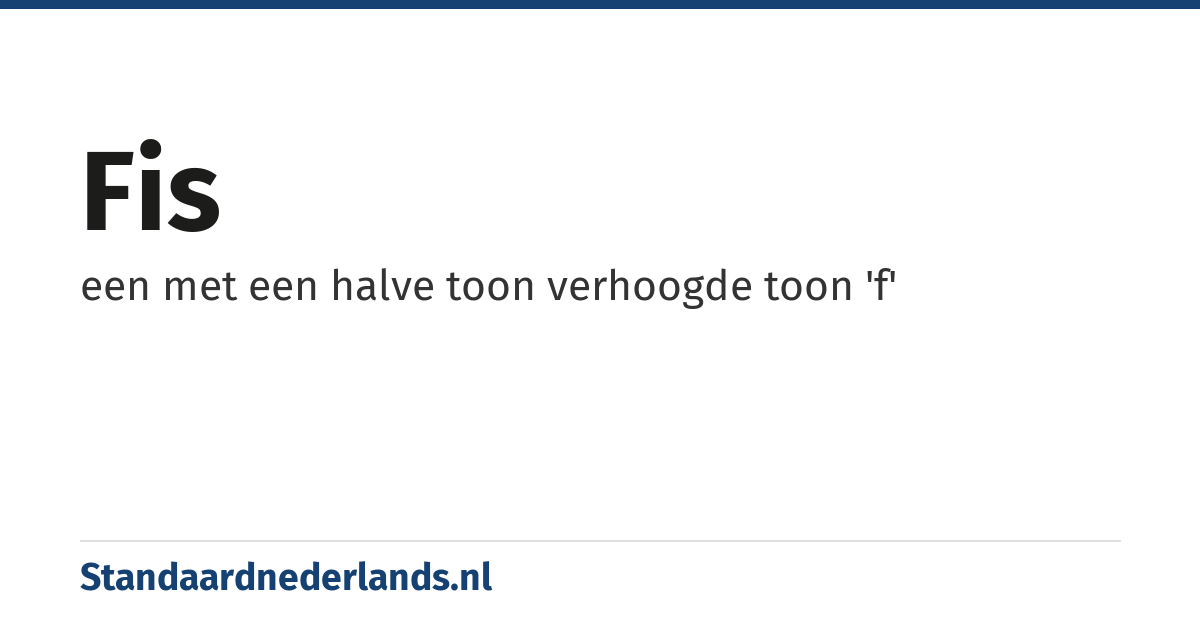 fis: een met een halve toon verhoogde toon 'f'