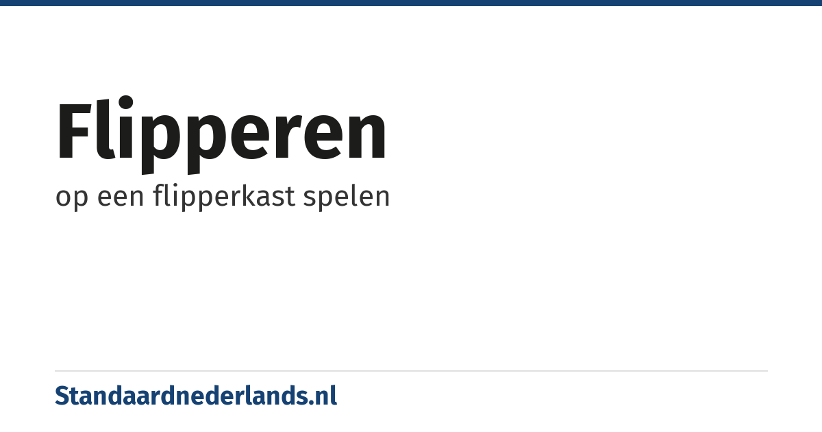 flipperen: op een flipperkast spelen