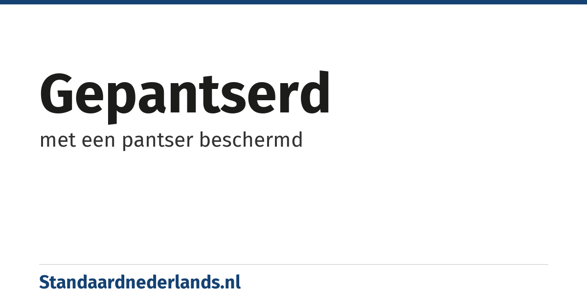 gepantserd: met een pantser beschermd