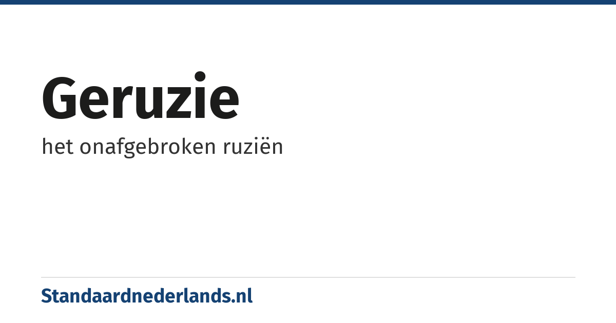 geruzie: het onafgebroken ruziën