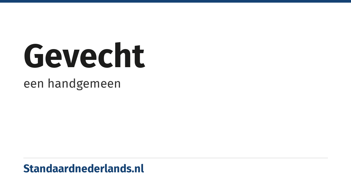 gevecht: een handgemeen