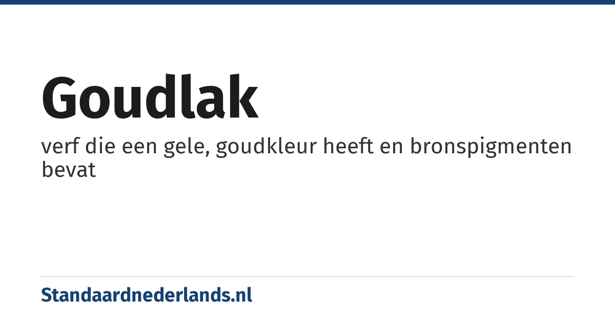goudlak: verf die een gele, goudkleur heeft en bronspigmenten bevat