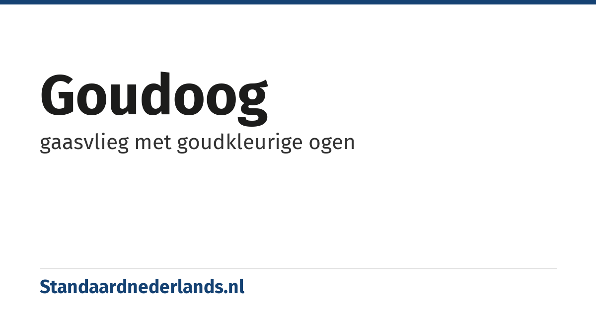 goudoog: gaasvlieg met goudkleurige ogen