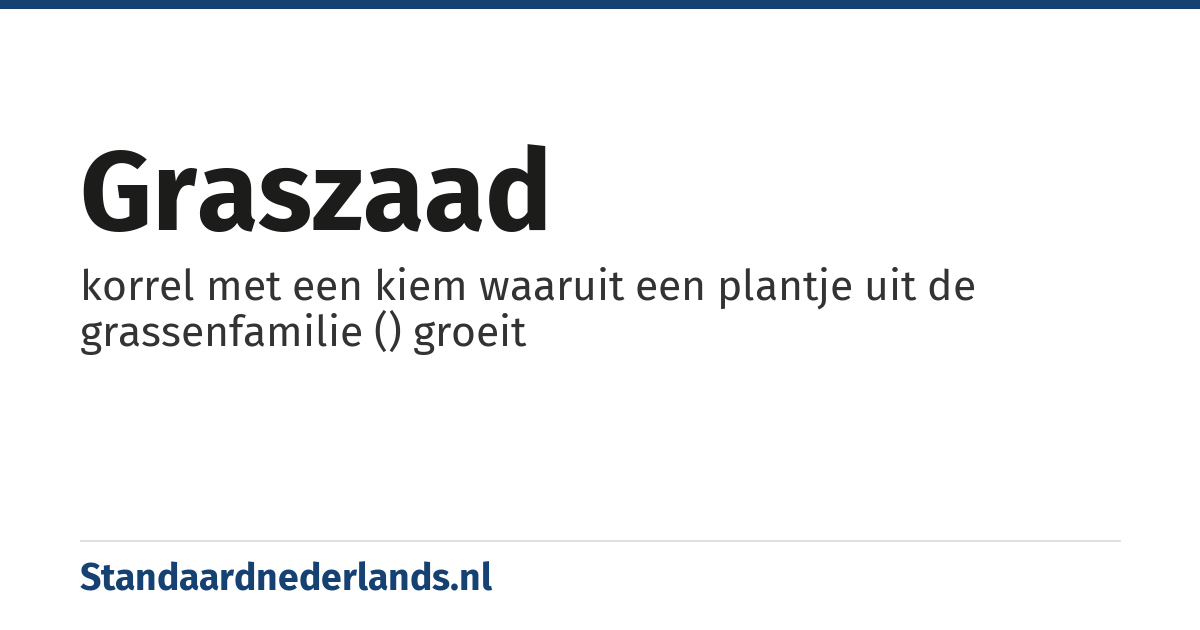 graszaad: korrel met een kiem waaruit een plantje uit de grassenfamilie () groeit