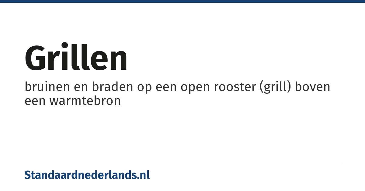grillen: bruinen en braden op een open rooster (grill) boven een warmtebron