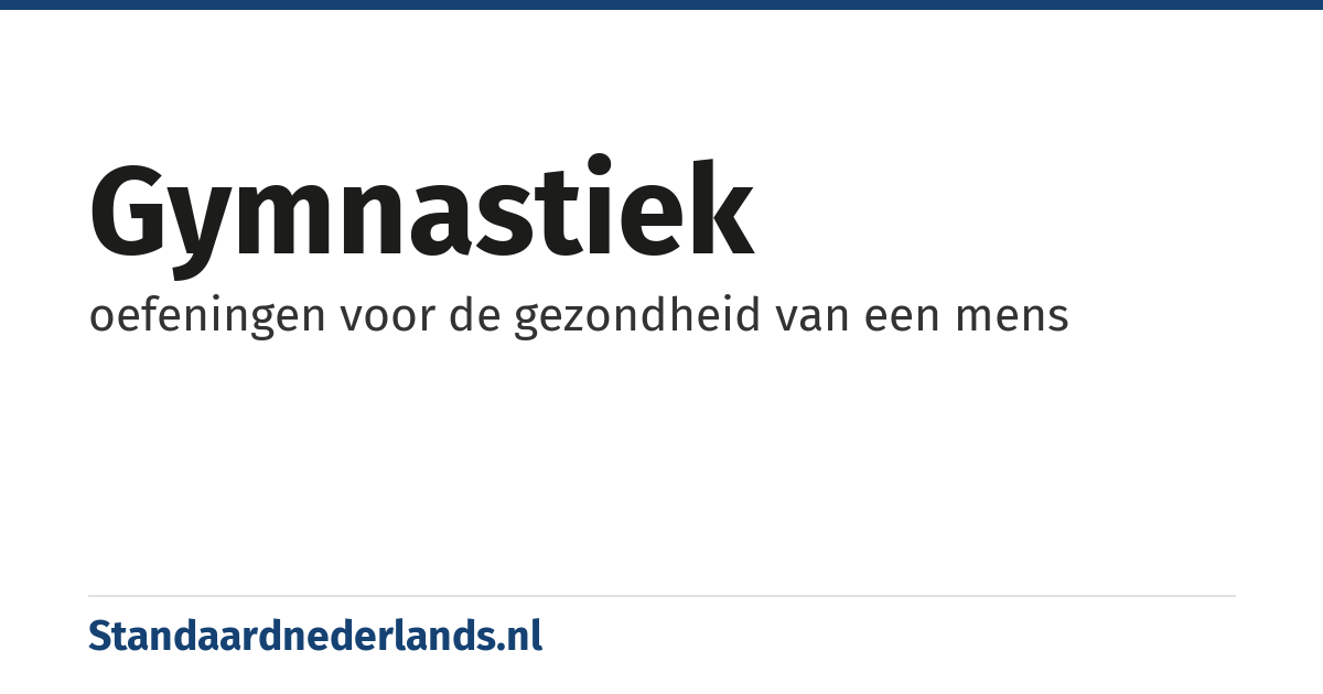 gymnastiek: oefeningen voor de gezondheid van een mens