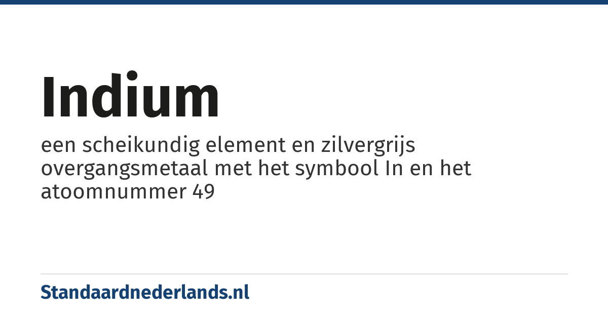 indium: een scheikundig element en zilvergrijs overgangsmetaal met het symbool In en het atoomnummer 49