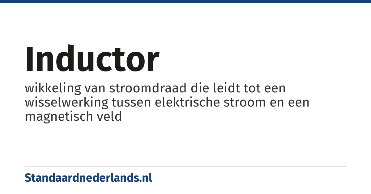 inductor: wikkeling van stroomdraad die leidt tot een wisselwerking tussen elektrische stroom en een magnetisch veld