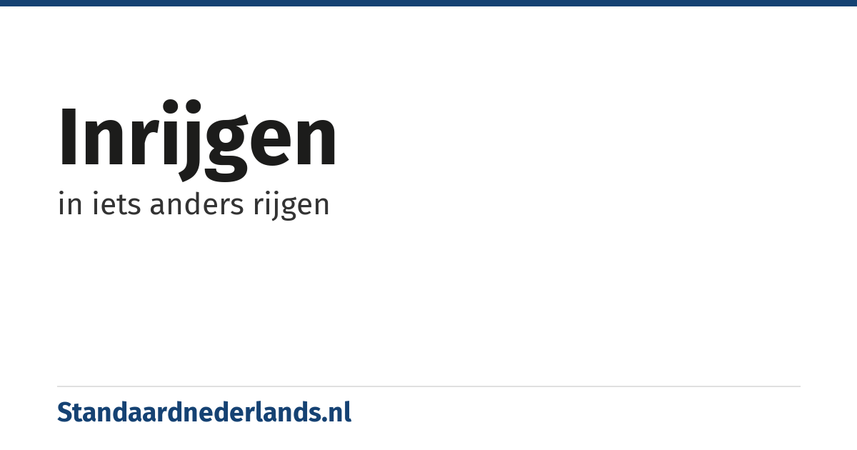 inrijgen: in iets anders rijgen