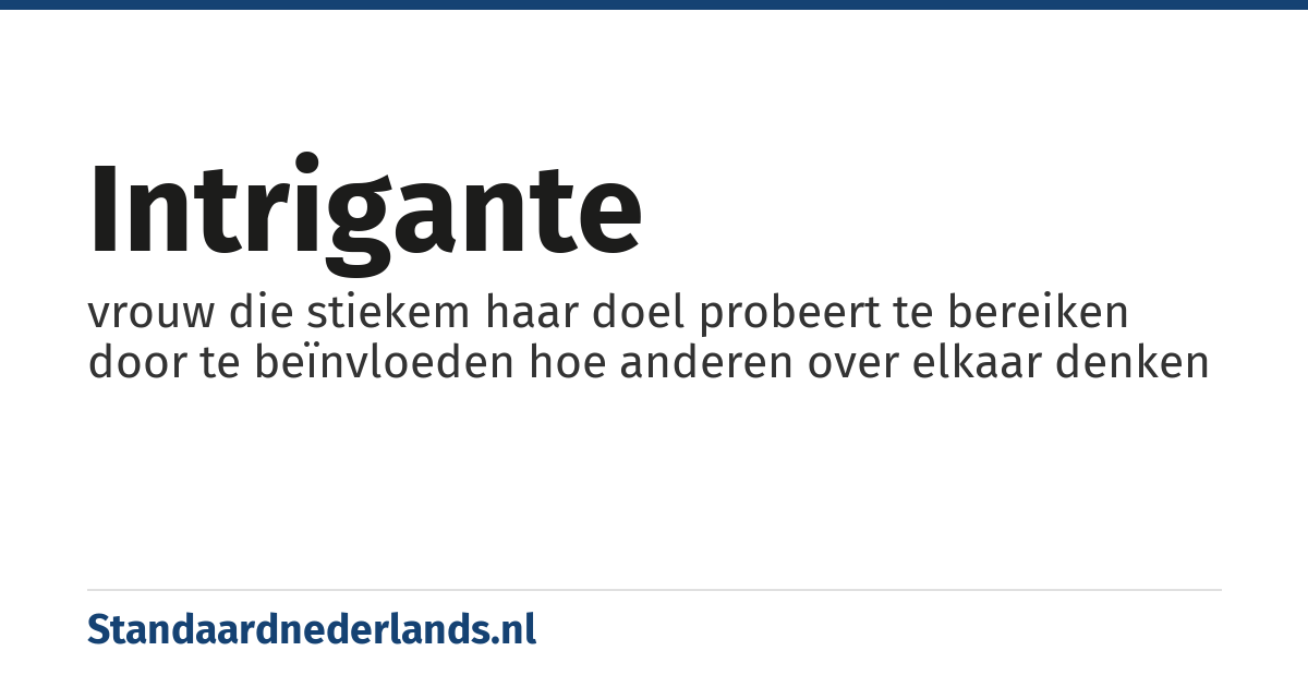 intrigante: vrouw die stiekem haar doel probeert te bereiken door te beïnvloeden hoe anderen over elkaar denken