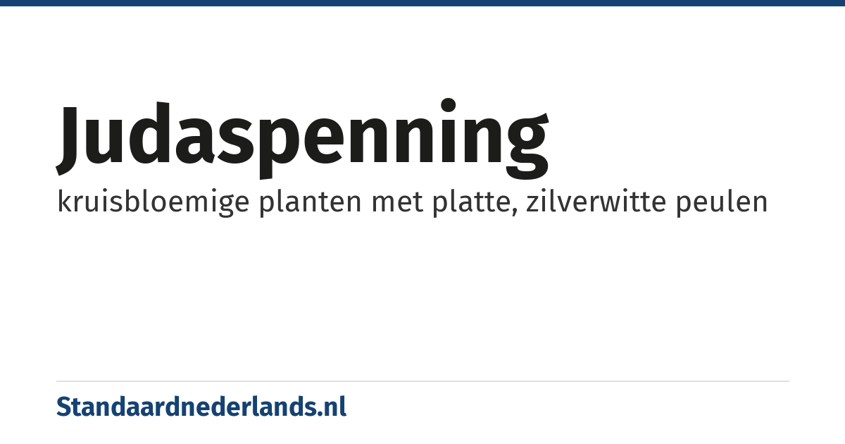 judaspenning: kruisbloemige planten met platte, zilverwitte peulen