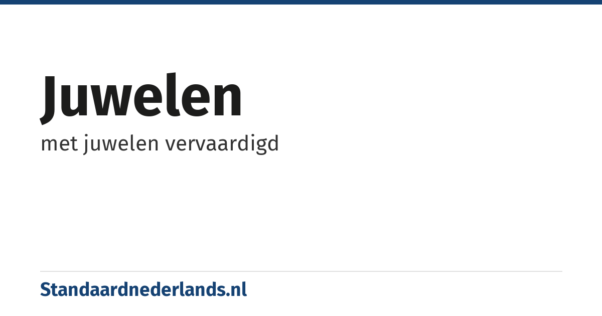 juwelen: met juwelen vervaardigd