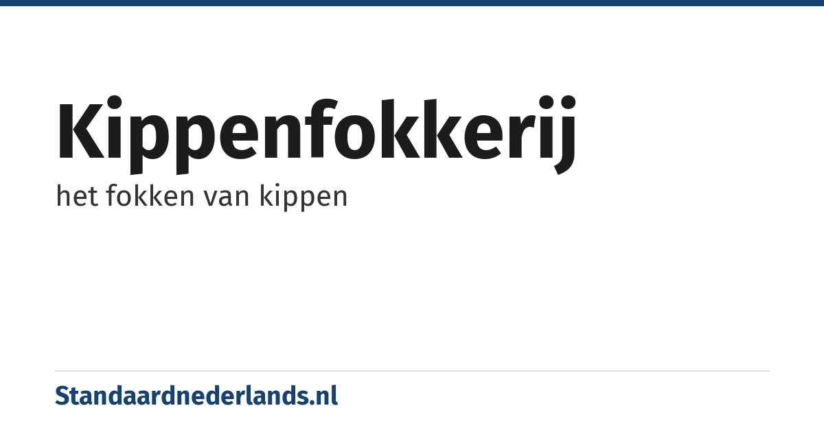 kippenfokkerij: het fokken van kippen